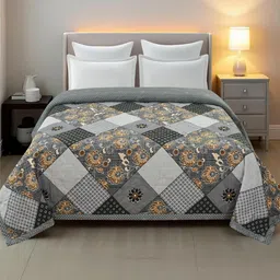 IVAZA Black AC Room Double Bed Microfibre Comforter-image-80