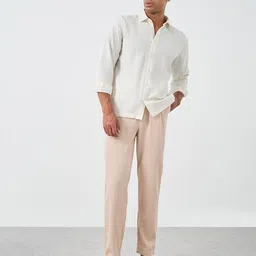Styli Men Solid Spread Collar Casual Shirt-image-22
