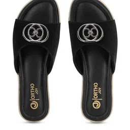 ORTHO JOY Women TPR Open Toe Flats-picture-10