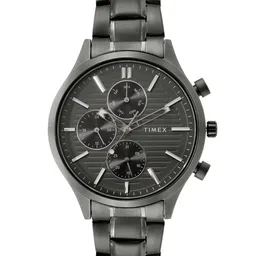 Timex Men Analogue Chronograph Stainless Steel Watch - TW000T321-11