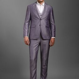 Louis Philippe Textured 3-Pc Slim Fit Single Breasted Notched Collar Formal Suit-image-46