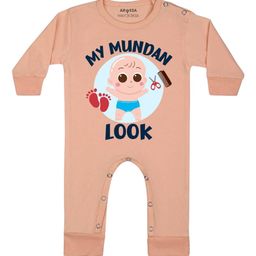 Arvesa My Mundan Look Printed Bodysuit-image-53