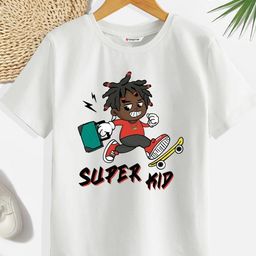 Dagcros Boys White Tshirts-image-123