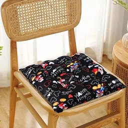 Kuber Industries Black Disney Printed ChairPads-picture-40