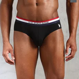 U.S. Polo Assn. Pack Of 2 Striped Basic Briefs EB002-GZ0-P2-image-82