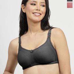 SHYAM SONS FLAIR Women Pack OF 2 Full Coverage Non Wired Minimizer Bra-picture-27