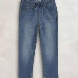 Cherry Crumble Boys Slim Fit Mid-Rise Heavy Fade Cotton Jeans-image-68