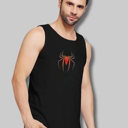 UpClothing Printed Cotton Tank Vest UC-PV-BL|SPIDER-S-picture-36