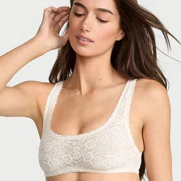 Victoria's Secret Women Bralette Self Design Full Coverage Bra-picture-10