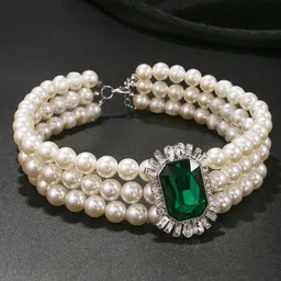 Shining Diva Fashion Silver-Plated Necklace-47