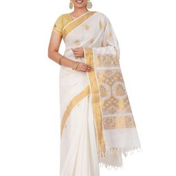 Rst R Selvamani Tex Pure Cotton Kasavu Saree-picture-15