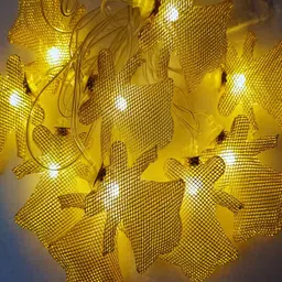 KAVYARA White Doll Shape Metal String Lights-53