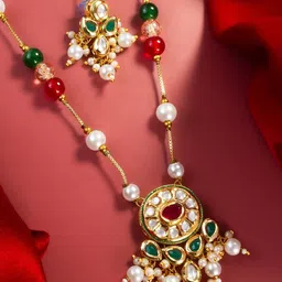 Anouk Gold Plated Kundan Studded Jewellery Set-picture-6