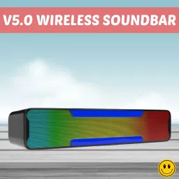 FRONY Megabar (PORTABLE HOME TV SOUNDBAR) Dynamic Thunder Sound With RGB LightA307 20 W Bluetooth Soundbar-picture-16