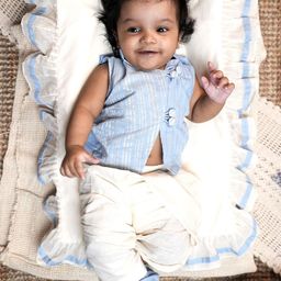 MIRALI Boys Regular Pure Cotton Kurta with Trousers-image-41