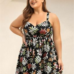 MAYKR Women Floral Printed Fit & Flare Midi Dress-image-20