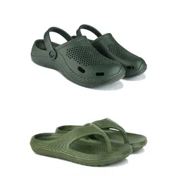 PENNEN Pack Of 2 Stylish Thong Flip-Flops & Clogs-picture-48