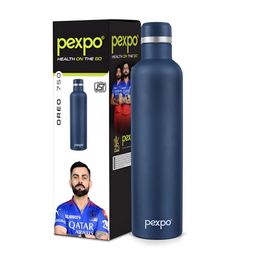 Pexpo Blue Single Stainless Steel Water Bottle-image-68
