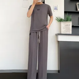 Lugo Women Solid Co-ord Set-image-33