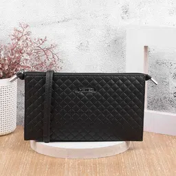 Metro Women Geometric Textured PU Zip Around Wallet-12