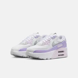 Nike Air Max 90 LV8 Women Leather Round Toe Lace-Ups Shoes-image-86