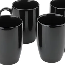 BODHI HOUSE Black Handcrafted Solid Ceramic Glossy Cups Set of Cups and Mugs-image-92