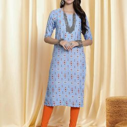 Ethnic basket Women Multicoloured Kurtas-picture-49