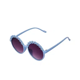 SHOP FRENZY Unisex Kids Round Sunglasses with UV Protected Lens-image-96