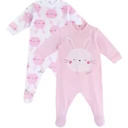 Chicco Kids Pack of 2 Printed Cotton Sleepsuit-image-47