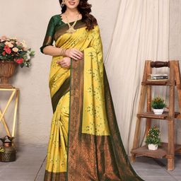 AVANTIKA FASHION Woven Design Zari Pure Silk Banarasi Saree-image-90