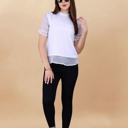 Sidhidata Women Puff Sleeves Layered Top-image-43