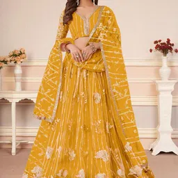 Girls Lehenga Choli with Dupatta Set-image-71