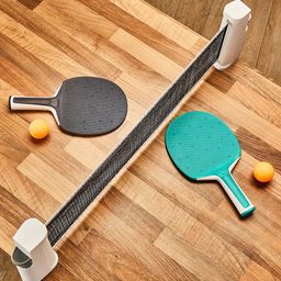 PONGORI By Decathlon 5 Pcs Adjustable Trable Tennis Kit With Rollnet-image-47