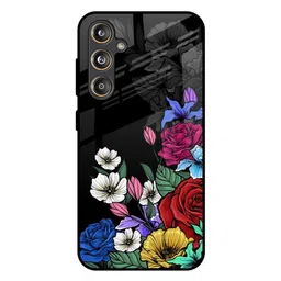 QRIOH Floral Printed Samsung Galaxy F55 5G Back Case Mobile Accessories-image-89