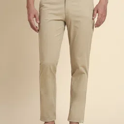 JADE BLUE Men Slim Fit Mid-Rise Chinos-picture-52