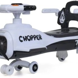 Plane Chopper Car Non Battery Operated RideOn Music LED Light Backrest 2+ Years-29