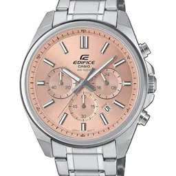 CASIO Men Dial & Stainless Steel Cuff Straps Analogue Chronograph Watch-95