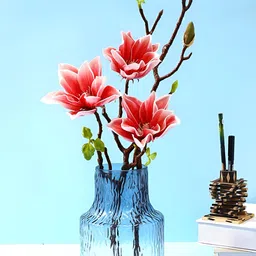 TAYHAA Pink 2 Pieces Lily Artificial Flower-image-49