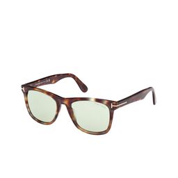 Tom Ford Men Green Lens & Brown Square Sunglasses with-image-46