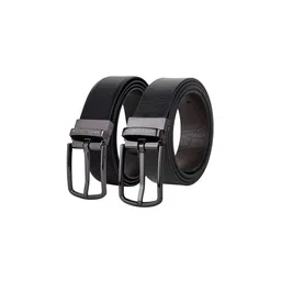 Hayes London Men Pack Of 2 Leather Reversible Formal Belt-image-71