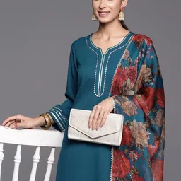 KSUT Printed Silk Crepe Kurta Sets-picture-30