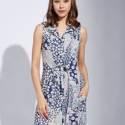 Latin Quarters Floral Print Shirt Dress-picture-40