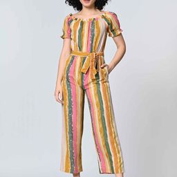 ALL WAYS YOU Women Striped Basic Jumpsuit-picture-12
