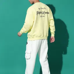GRIFFEL Men Printed Sweatshirt with Track Pants-picture-9