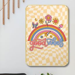 Aura White And Yellow Wood Floral And Botanical Wall Art-53