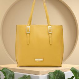 Caprese PU Structured Shoulder Bag with Applique-image-81