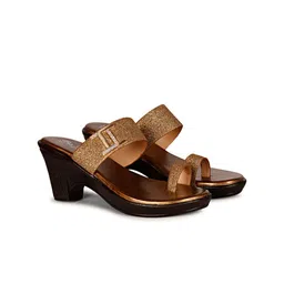 BIG BIRD FOOTWEAR Women Embellished Block Heel Sandals-image-96