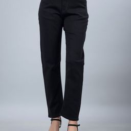 Crimsoune Club Women Straight Fit Heavy Fade Stretchable Jeans-picture-10