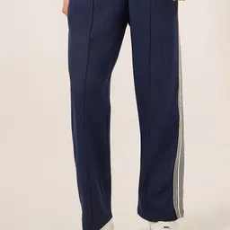 Styli Men Striped Oversized Open Hem Track Pants-picture-9