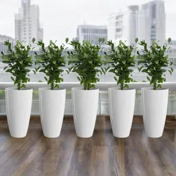 14 Inch Tower Pots for Indoor & Outdoor Plants-22